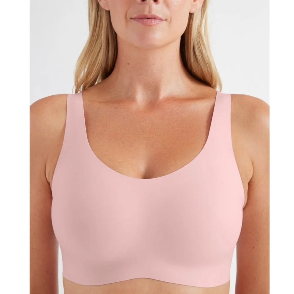 NWT Knix Pink Rose Water Revolution Adjustable Pullover Bra Size L+ Large Plus